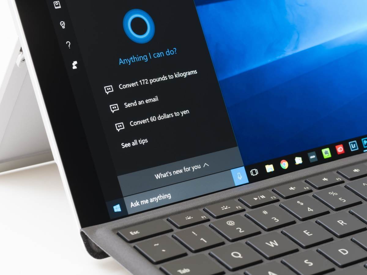  Cortana digitalni asistent na Windows 10 računaru 